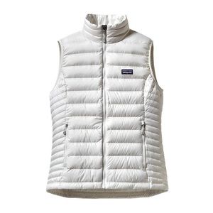Women's White Patagonia Down Sweater Vest
