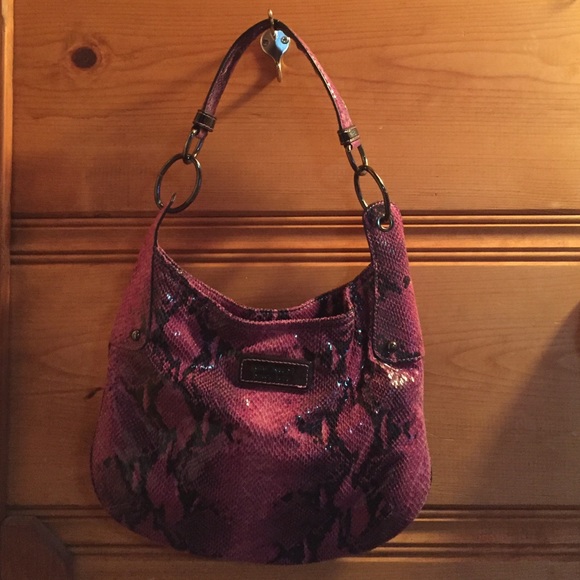 Purple Nine West bag.