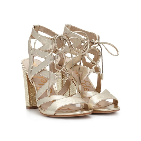 Sam Edelman Yardley Lace Up Heeled Sandal