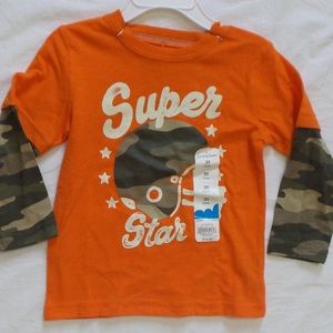 Jumping Beans Boys Long-Sleeve "Super Star" Shirt