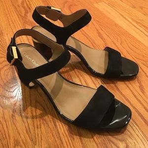 Black Heeled Sandals