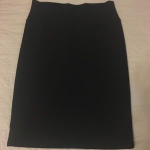 Black LulaRoe Cassie Skirt