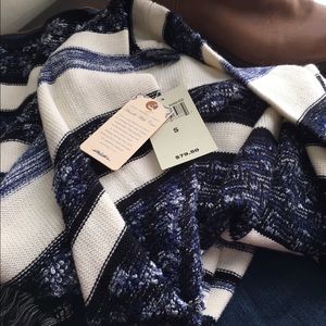NWT Lucky Brand Heavy Sweater Poncho