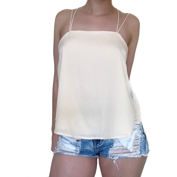 • Tobi • Strappy Creme Tank - Picture 2 of 3