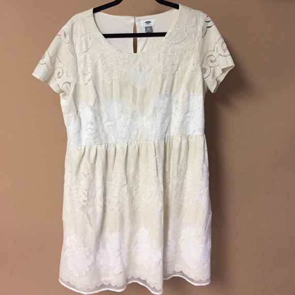 Lace overlay dress