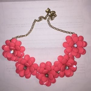 J Crew floral Statement necklace