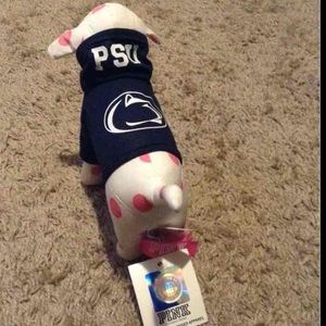 Rare PSU Victoria secret pink dog college dog