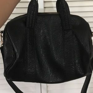 Studded black bag