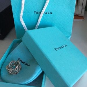 Tiffany and Co. Silver Heart Ring