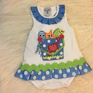 ☀️ Mudpie Dress 0-6 mo