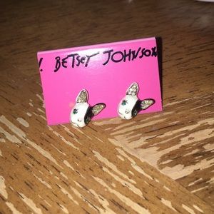 Betsey Johnson Cat Earrings