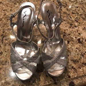 Silver heels