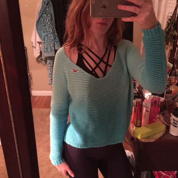 Off the shoulder Hollister sweater