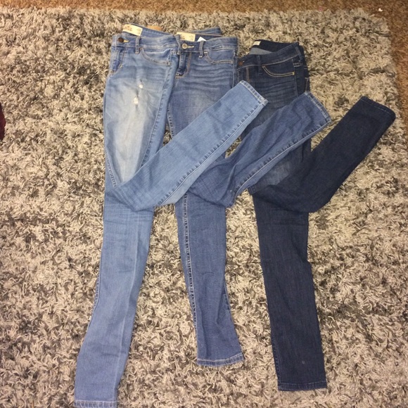 Hollister skinny jeans bundle