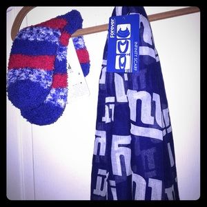 New York Giants Bundle! (Scarf + Socks)