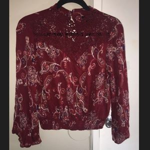 Angie long sleeve top