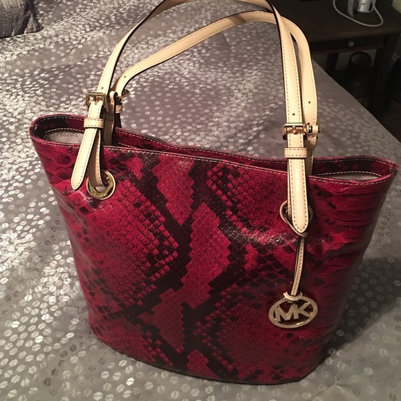 Michael Kors Snakeskin Shoulder Bag