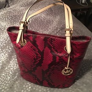 Michael Kors Snakeskin Shoulder Bag