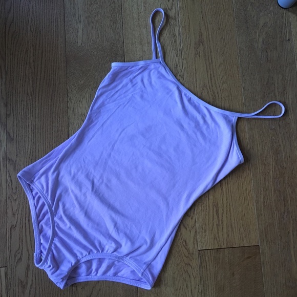 Lavender cotton leotard - Picture 1 of 3