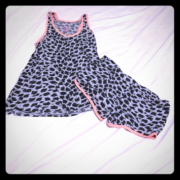 Cheetah print pajama set
