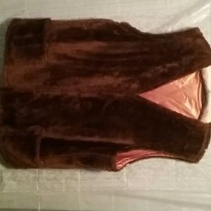 Faux fur vest
