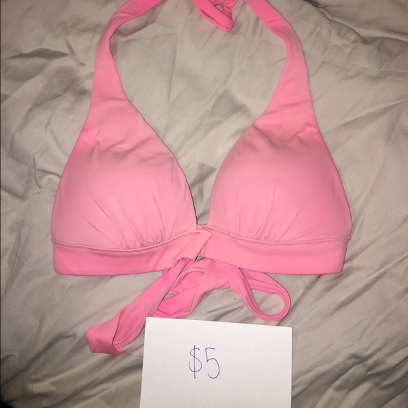 Victoria's Secret PINK pushup bikini top- coral