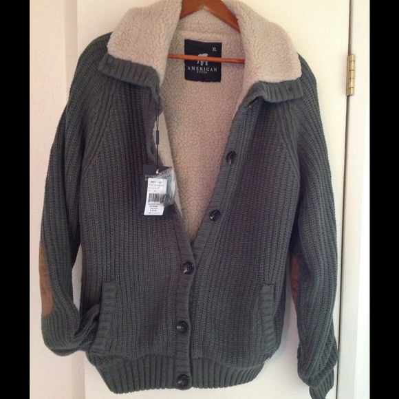 🔥$38🔥STEAL ME!🔥Men's Sheepskin Sweater Jacket