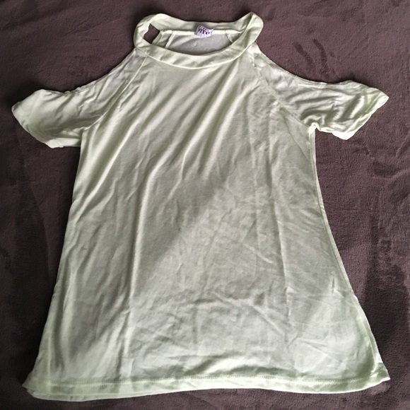 Alloy cold shoulder top