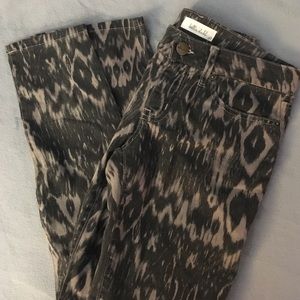 Bella Dahl Size 27 Patterned skinny jeans