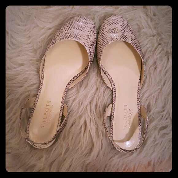 Never Worn Talbots Flats