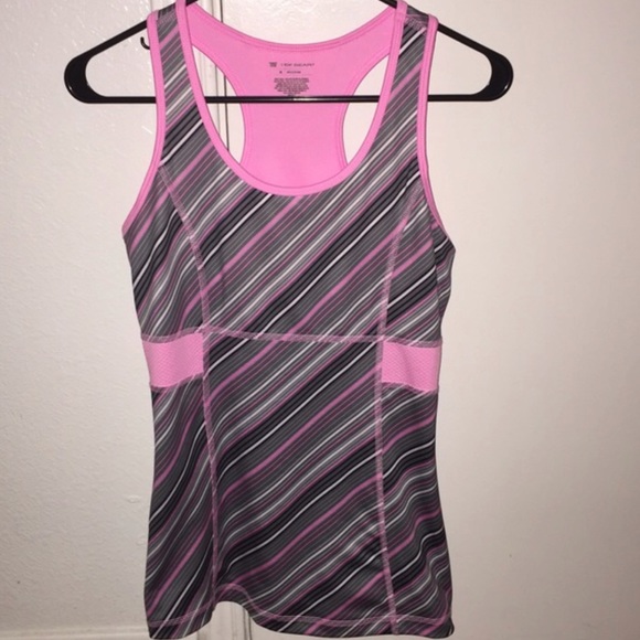 Pink and Grey Workout Tank