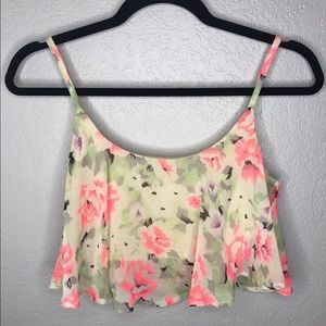 Floral crop top