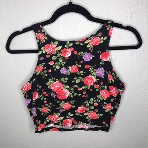 Floral crop top