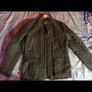 QUILTED KHAKI GREEN JACKET
