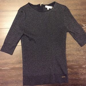 Tory Burch Navy shimmer sweater