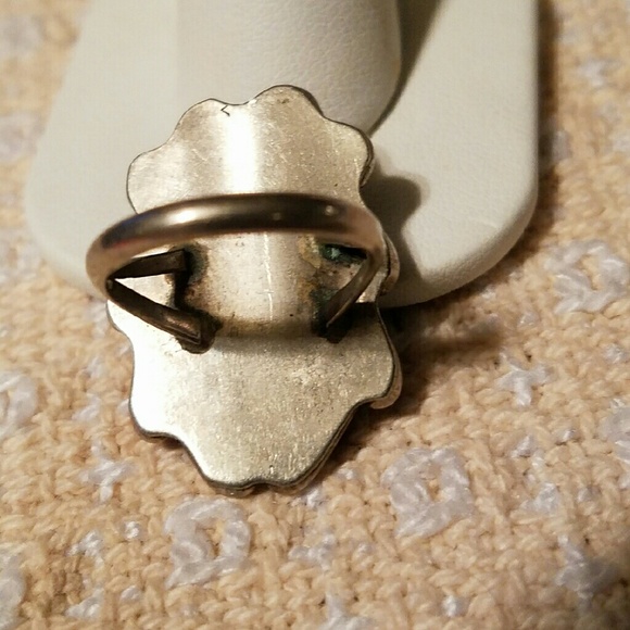 Turquoise navajo sterling ring. - Picture 3 of 3