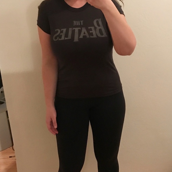 Black fitted Beatles T-Shirt - Women - Size Large