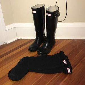 Hunter Boots w/ Hunter Socks
