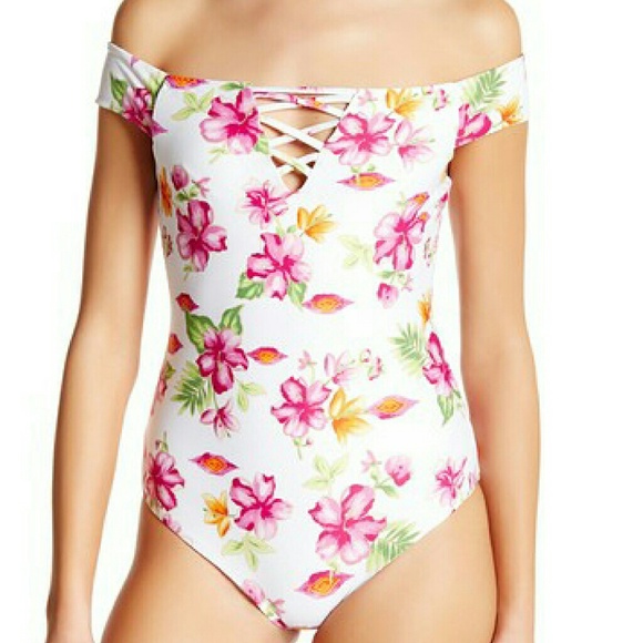 Frankie's Bikinis Other - Frankie's Bikini Floral one piece