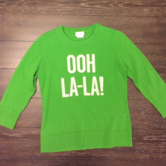 Kate Spade Ooh La-La 3/4 sweater 😍