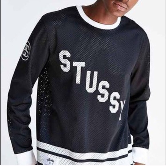 Stussy Long-Sleeved Hockey-Style Jersey