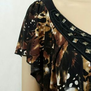 $PRICE-DROP$ JUDITH  Short Sleeve Top