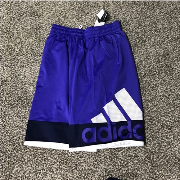Adidas large shorts they are purple