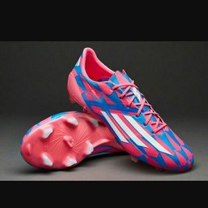 Leather f50 firm Ground soccer cleats