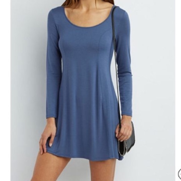 Long Sleeve Shift Dress