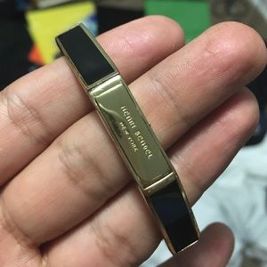 Henri Bendel Black Octagon Bracelet