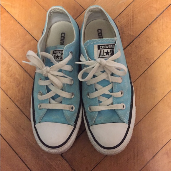 light blue converse