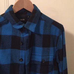 Asos small Men's checked flannel