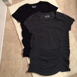 2 Athleta short sleeve fitness tops. Small.