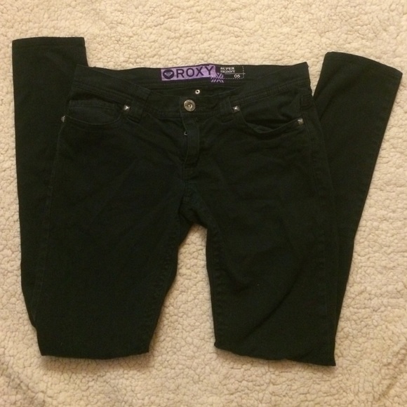 Black Roxy Jeans - Picture 3 of 3